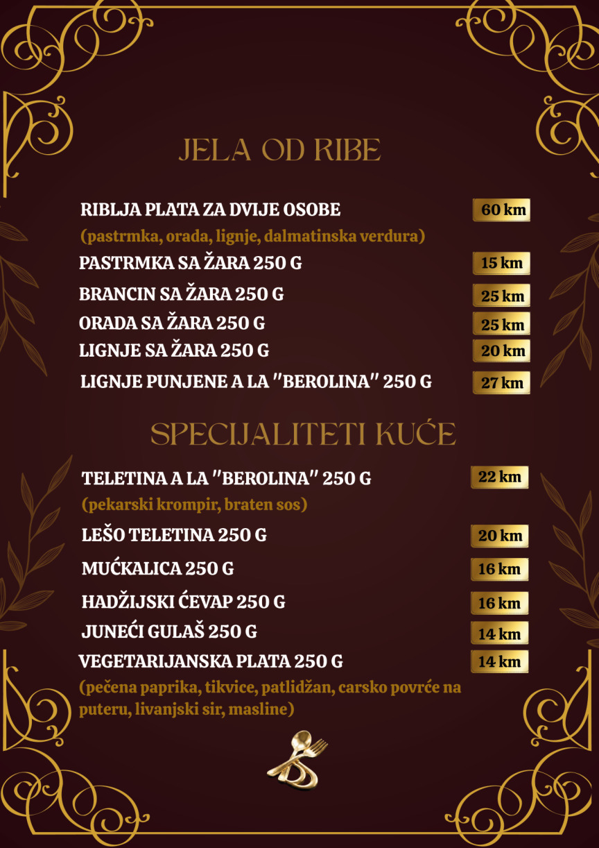 Bosanski meni strana 9